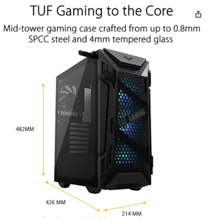 Gabinete Asus  TUF Gaming GT301 - Image 3